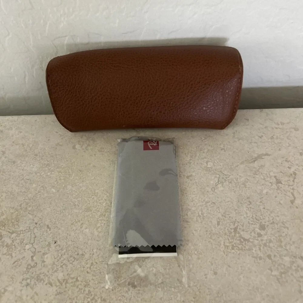 Ray Ban Universal Brown Soft Case for Sunglasses & Eyeglasses with Cloth